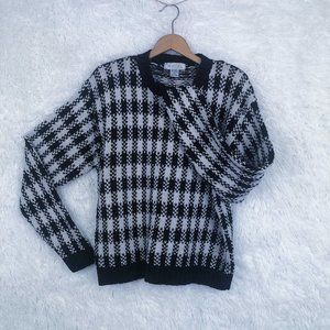 Vintage Baszio Houndstooth sweater